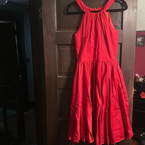strapless open back dress Harley Pencil Dress in Red  Glamour Bunny